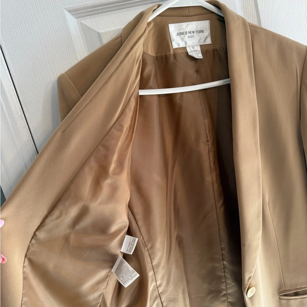 Jones New York Tan Pantsuit - Picture 2 of 7